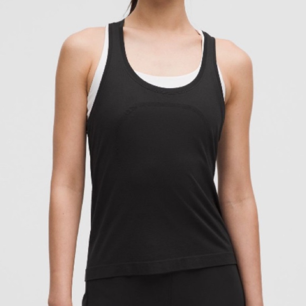 Swiftly Tech Racerback Tank Top 2.0 *Waist Length in Black - Size 8